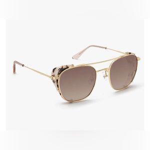 KREWE EARHART BLINKER 24k Gold Plated Sunglasses